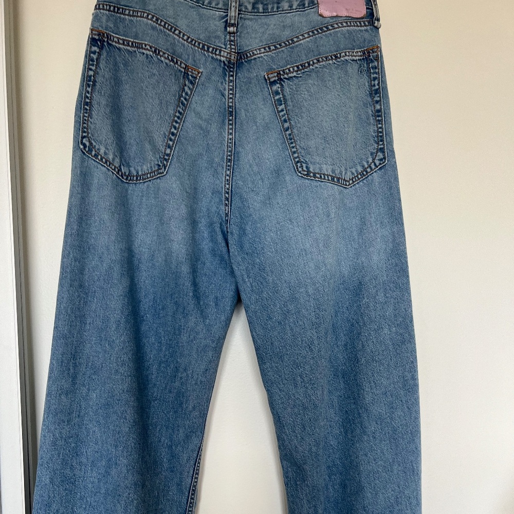 rag & bone Featherweight Logan Wide Leg Jeans Size 29 - Picture 7 of 7